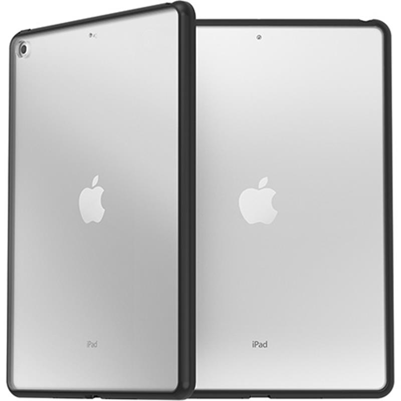 OtterBox React Series voor Apple iPad 8th/7th gen, transparant/zwart - Geen retailverpakking