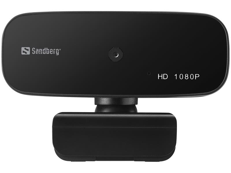 Sandberg 134-14 webcam 2 MP 1920 x 1080 Pixels USB 2.0 Zwart