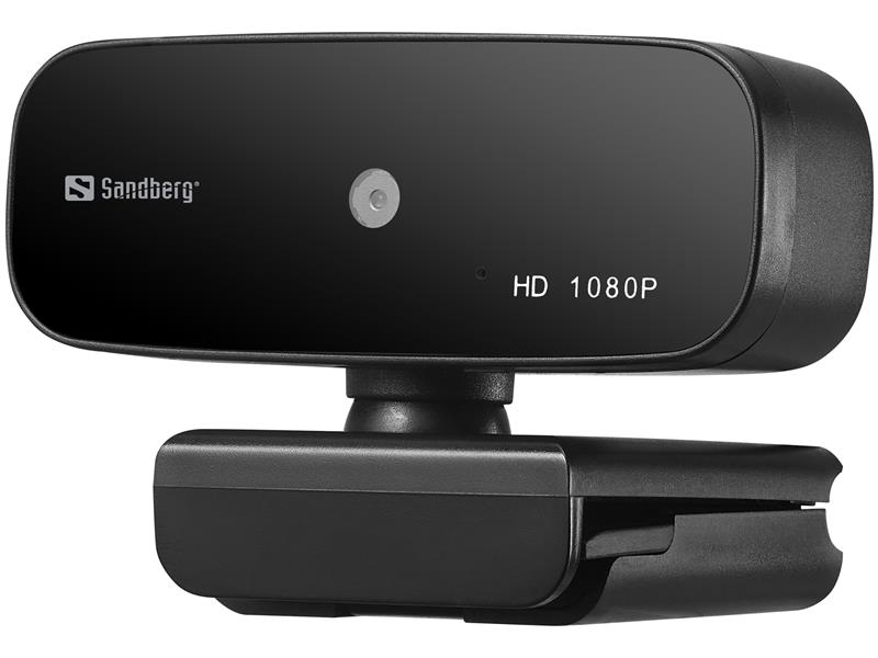 Sandberg 134-14 webcam 2 MP 1920 x 1080 Pixels USB 2.0 Zwart