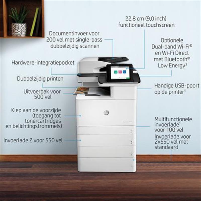 HP Color LaserJet Enterprise MFP M776dn Laser 46 ppm 1200 x 1200 DPI A3