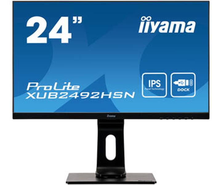 iiyama ProLite XUB2492HSN-B1 computer monitor 60,5 cm (23.8"") 1920 x 1080 Pixels Full HD LED Zwart