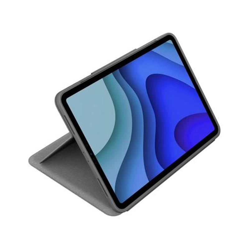 Logitech Folio Touch AZERTY Frans Grijs Smart Connector