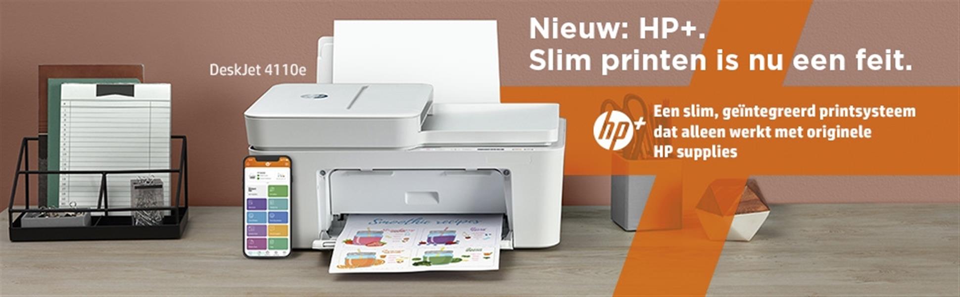 HP DeskJet Plus 4110e Thermische inkjet A4 4800 x 1200 DPI 8,5 ppm Wifi