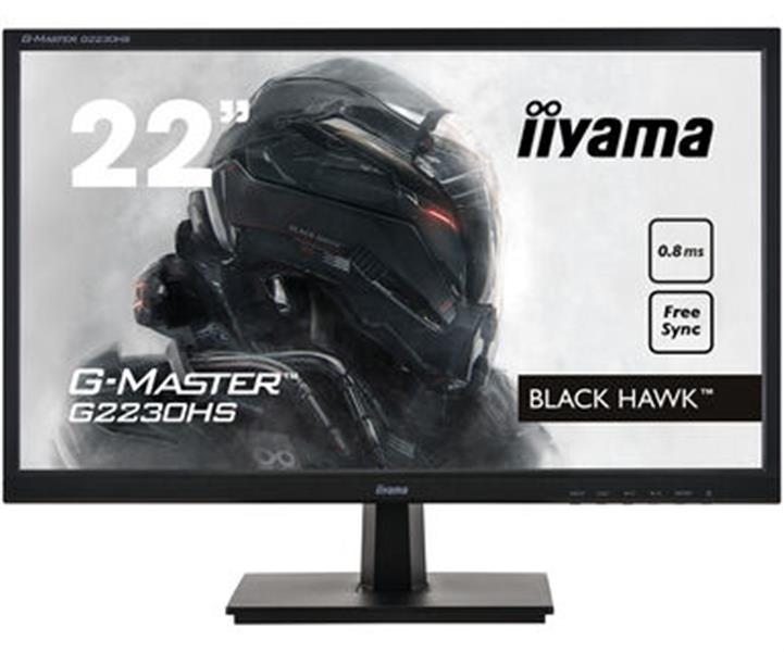 iiyama G-MASTER G2230HS-B1 LED display 54,6 cm (21.5"") 1920 x 1080 Pixels Full HD LCD Zwart