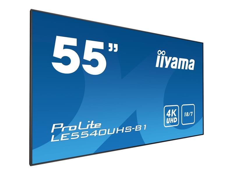 iiyama LE5540UHS-B1 beeldkrant 138,7 cm (54.6"") LED 4K Ultra HD Zwart