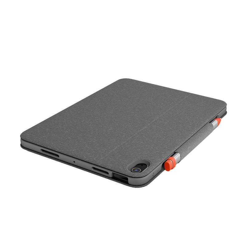 Logitech Folio Touch for iPad Air (4th generation) Grijs Smart Connector QWERTZ Duits