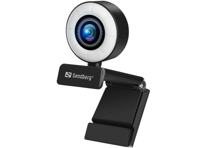 Sandberg 134-21 webcam 2 MP 1920 x 1080 Pixels USB 2.0 Zwart