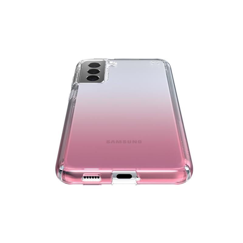 Speck Presidio Perfect Clear Ombre Samsung Galaxy S21 Plus Clear Vintage Rose - with Microban