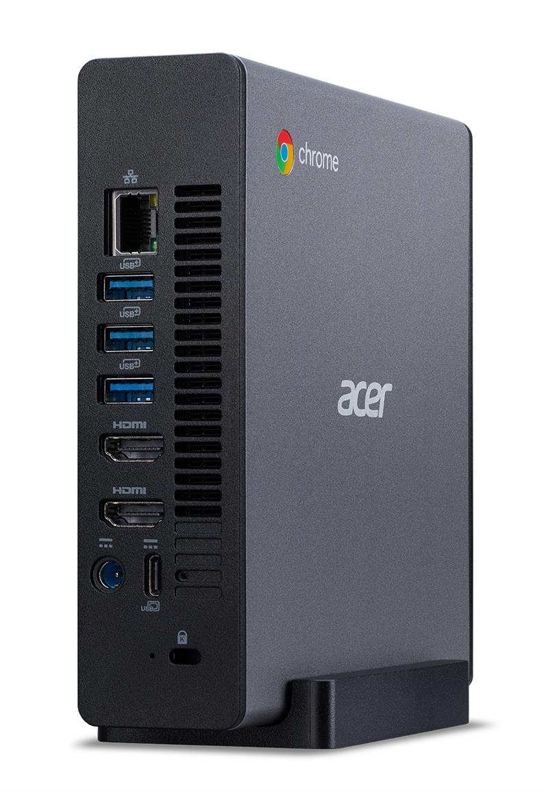 Acer Chromebox CXi4 i3418 DDR4-SDRAM i3-10110U mini PC Intel® 10de generatie Core™ i3 8 GB 64 GB eMMC Chrome OS Grijs