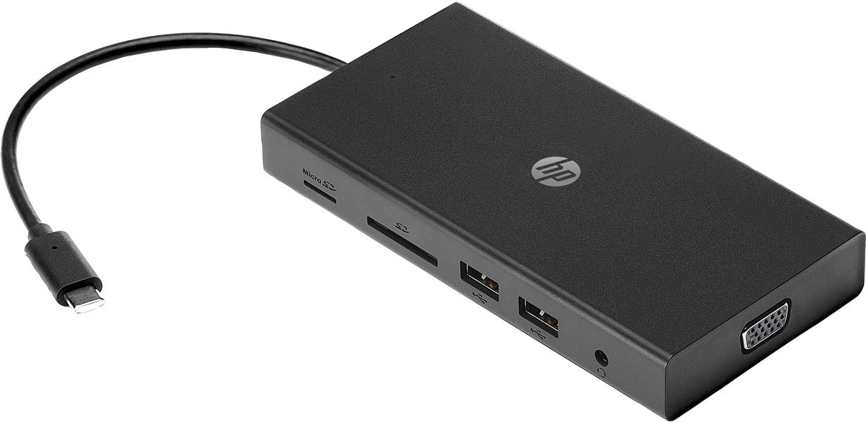 HP USB-C-reishub met meerdere poorten