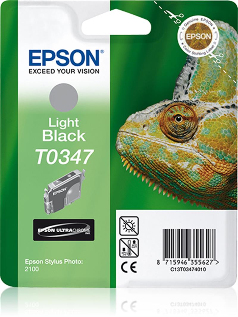 Epson Chameleon inktpatroon Light Black T0347 Ultra Chrome