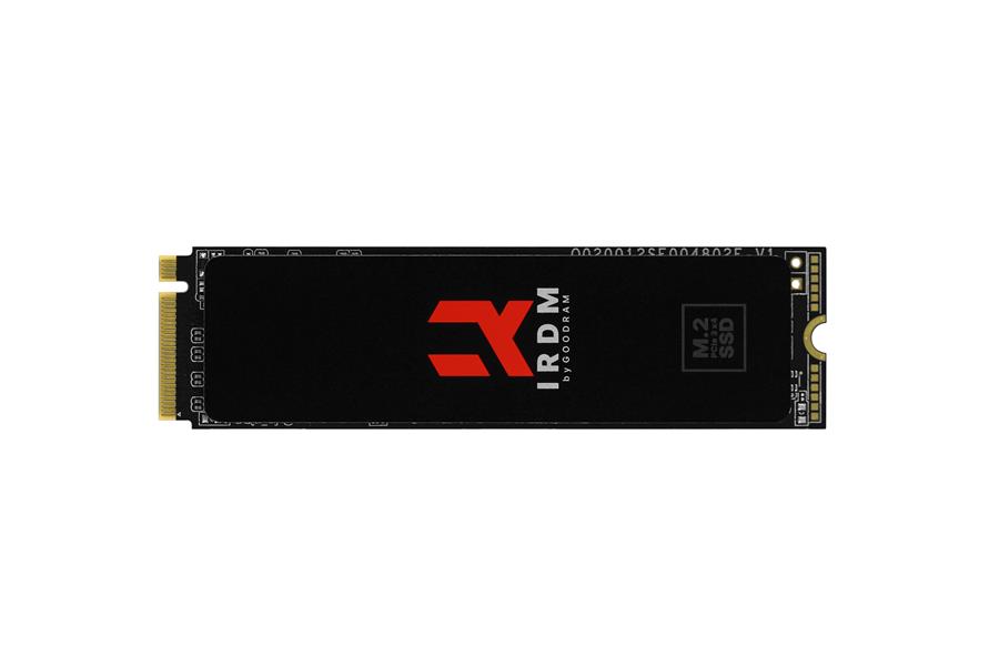 Goodram IRDM SSD PCIe 3x4 2 TB M 2 2280 NVMe 1 3 RETAIL 3200 3000 MB s 490k 500k IOPS DRAM buffer
