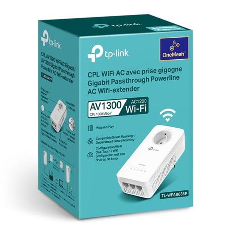 TP-LINK AV1300 1300 Mbit/s Ethernet LAN Wi-Fi Wit 2 stuk(s)