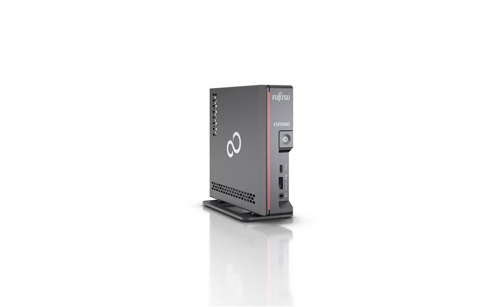 Fujitsu ESPRIMO G5010 i5-10400T mini PC Intel® 10de generatie Core™ i5 8 GB DDR4-SDRAM 256 GB SSD Windows 10 Pro Zwart