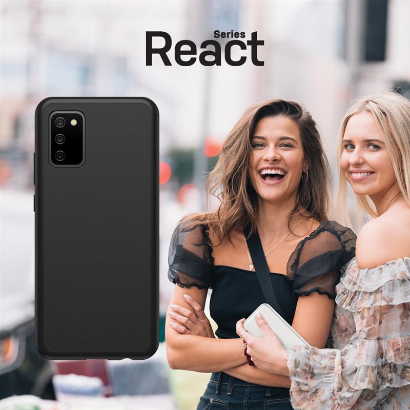 OtterBox React Series voor Samsung Galaxy A02s, zwart