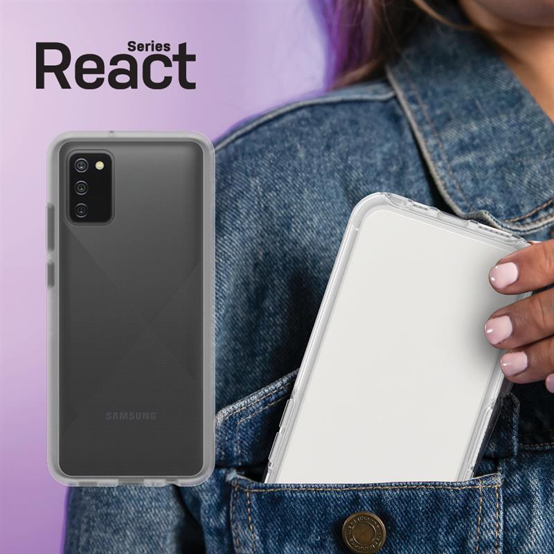 OtterBox React Series voor Samsung Galaxy A02s, transparant