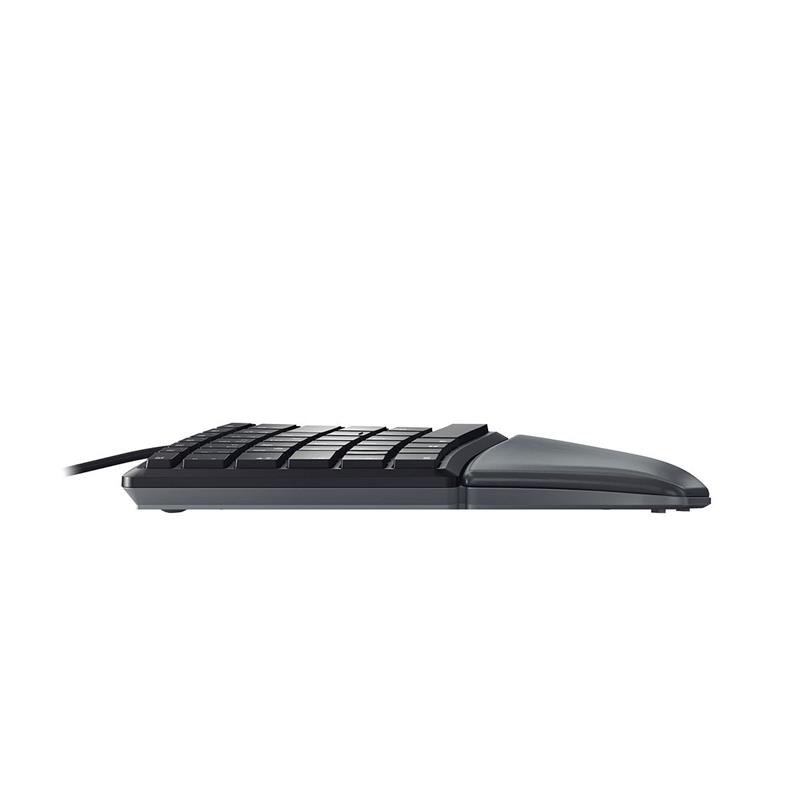 CHERRY KC 4500 ERGO toetsenbord USB AZERTY Belgisch Zwart