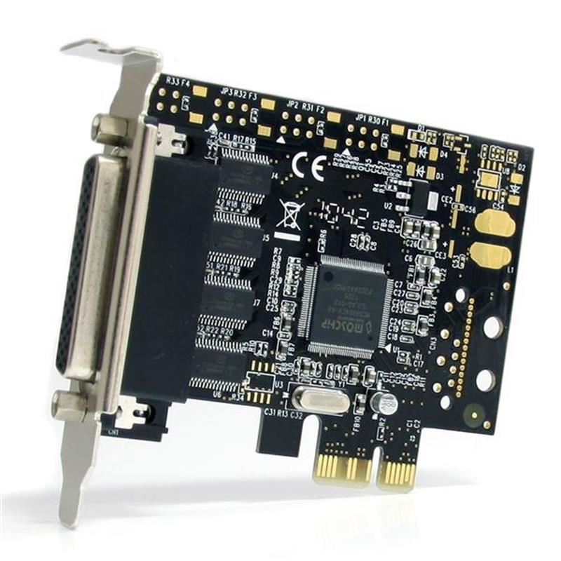 StarTech.com 4-poort RS232 PCI Express Seriële Kaart met Breakout-kabel