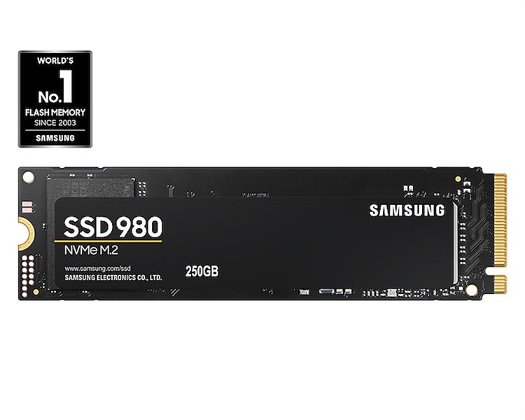 Samsung 980 M.2 250 GB PCI Express 3.0 V-NAND NVMe