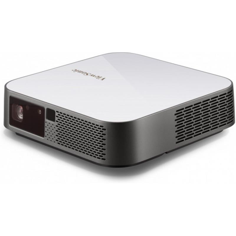 Viewsonic M2e beamer/projector Desktopprojector 400 ANSI lumens LED 1080p (1920x1080) 3D Grijs, Wit