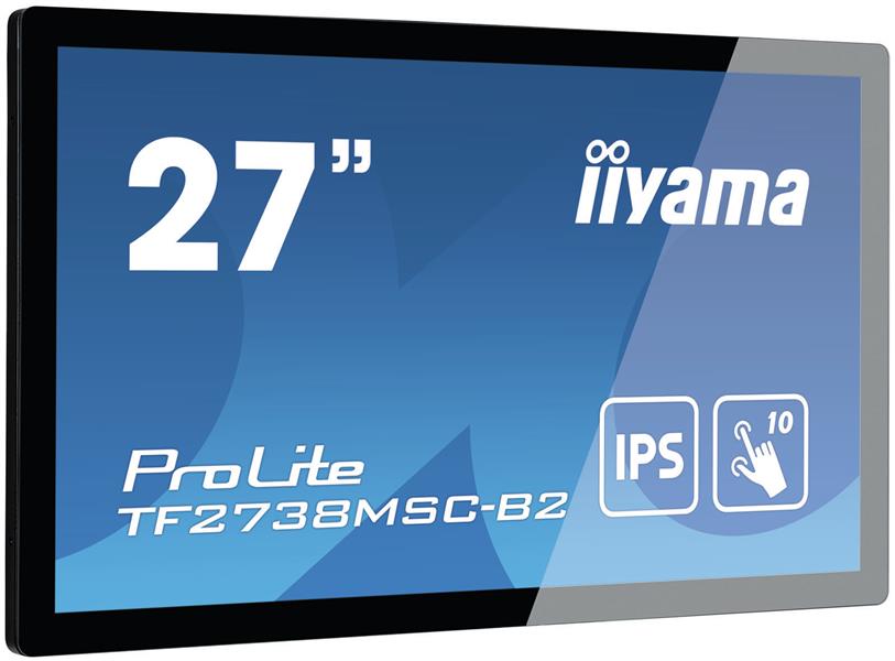 iiyama ProLite TF2738MSC-B2 touch screen-monitor 68,6 cm (27"") 1920 x 1080 Pixels Multi-touch Multi-gebruiker Zwart