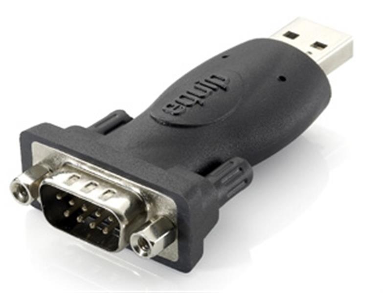 Equip 133382 tussenstuk voor kabels USB A RS-232 Zwart