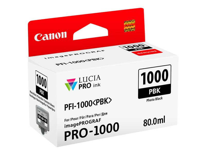 Canon PFI-1000 PBK Origineel Foto zwart