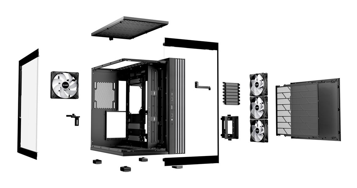 be quiet! LIGHT BASE 600 LX Black Midi Tower Zwart