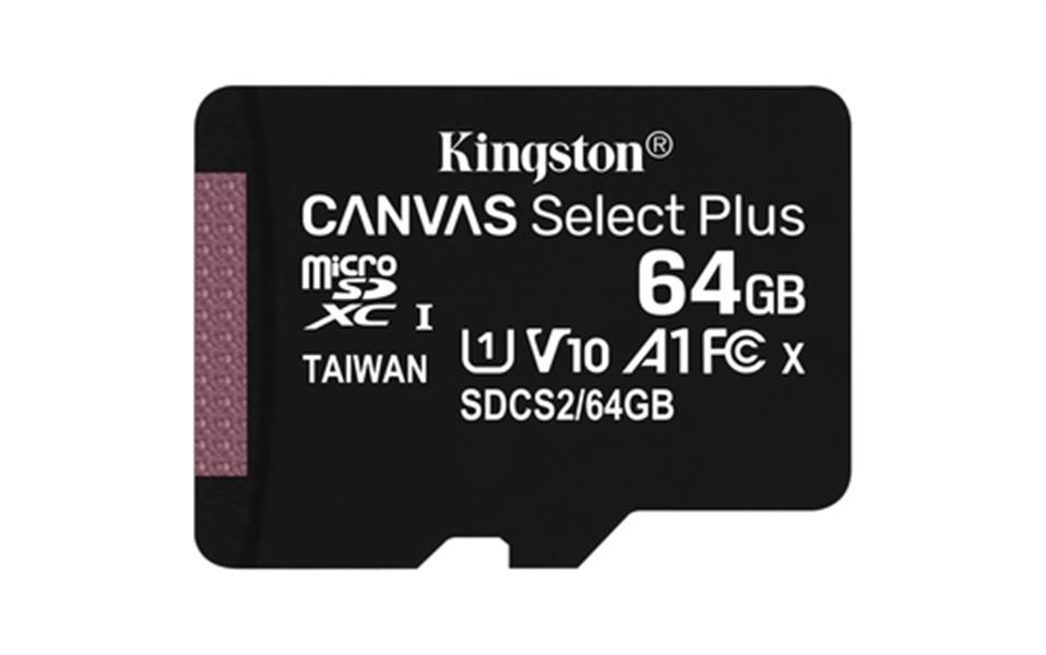 64GB MICROSDXC CANVAS SELECT 2P