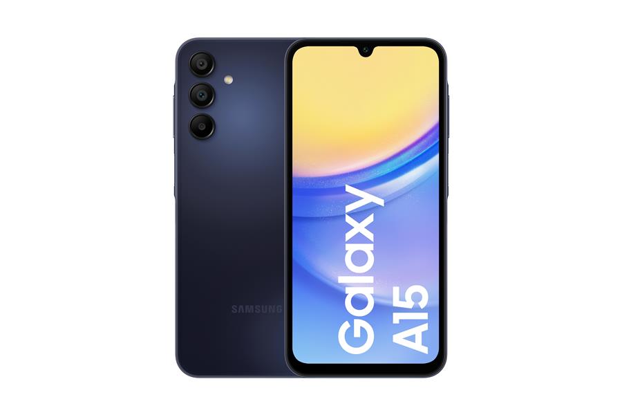 Bundel Samsung Galaxy A15 128GB Black Clear Case