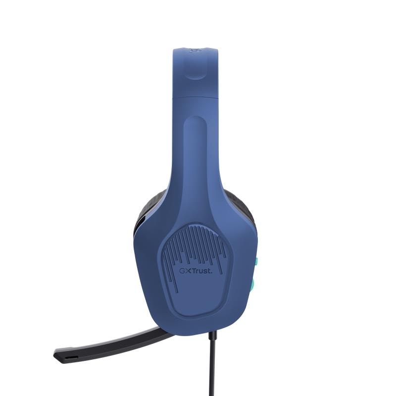 Trust GXT 415B Zirox Headset Bedraad Hoofdband Gamen Blauw