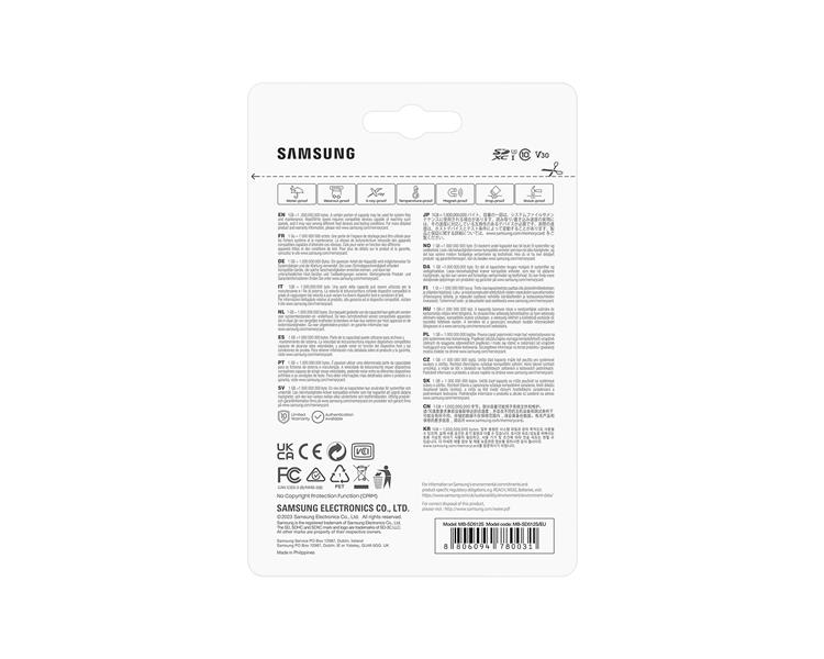 Samsung MB-SD512S/EU flashgeheugen 512 GB SD UHS-I Klasse 3