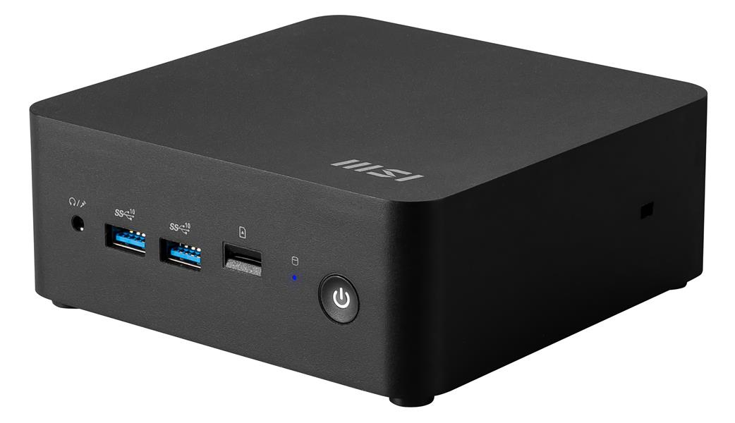 MSI Cubi NUC 1MG-002EU Intel Core 5 120U 8 GB DDR5-SDRAM 512 GB SSD Windows 11 Pro Mini PC Zwart