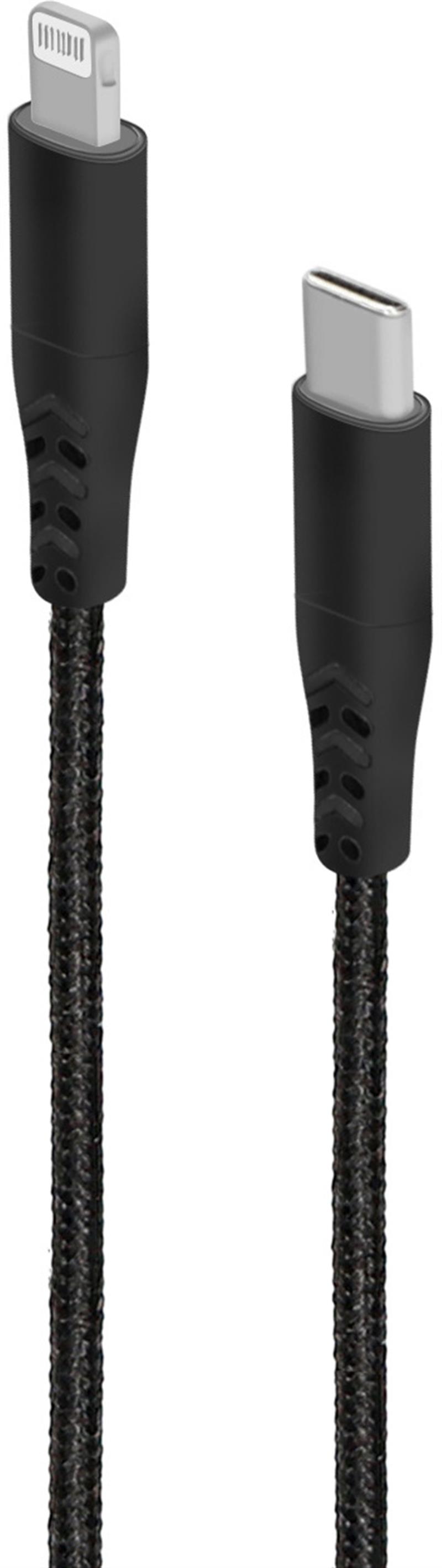 Mobiparts MP-113062 Lightning-kabel 1 m Zwart