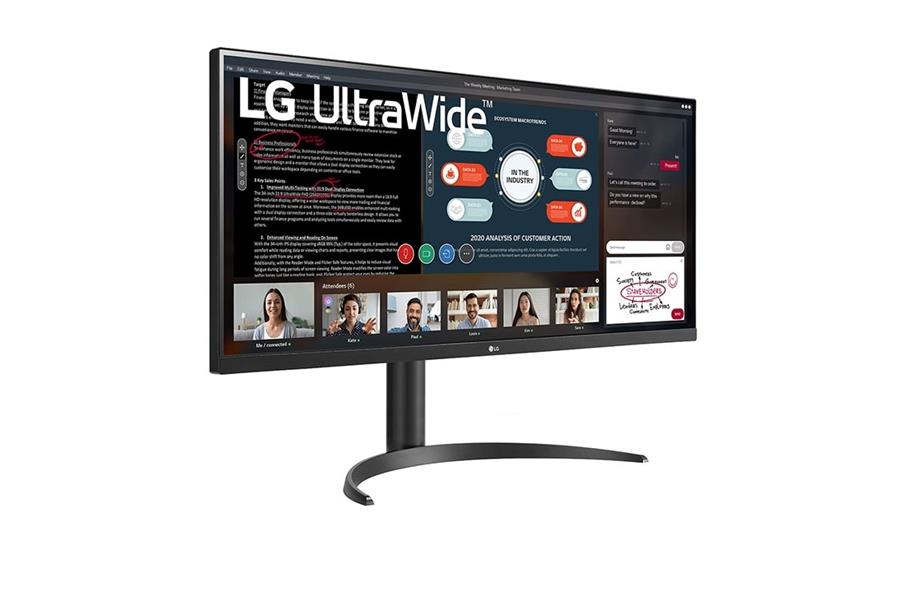 LG 34WP550 computer monitor 86,4 cm (34"") 2560 x 1080 Pixels UltraWide Full HD LED Zwart