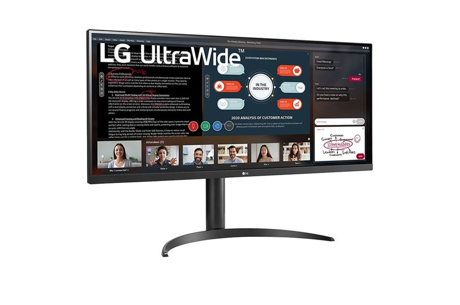 LG 34WP550 computer monitor 86,4 cm (34"") 2560 x 1080 Pixels UltraWide Full HD LED Zwart