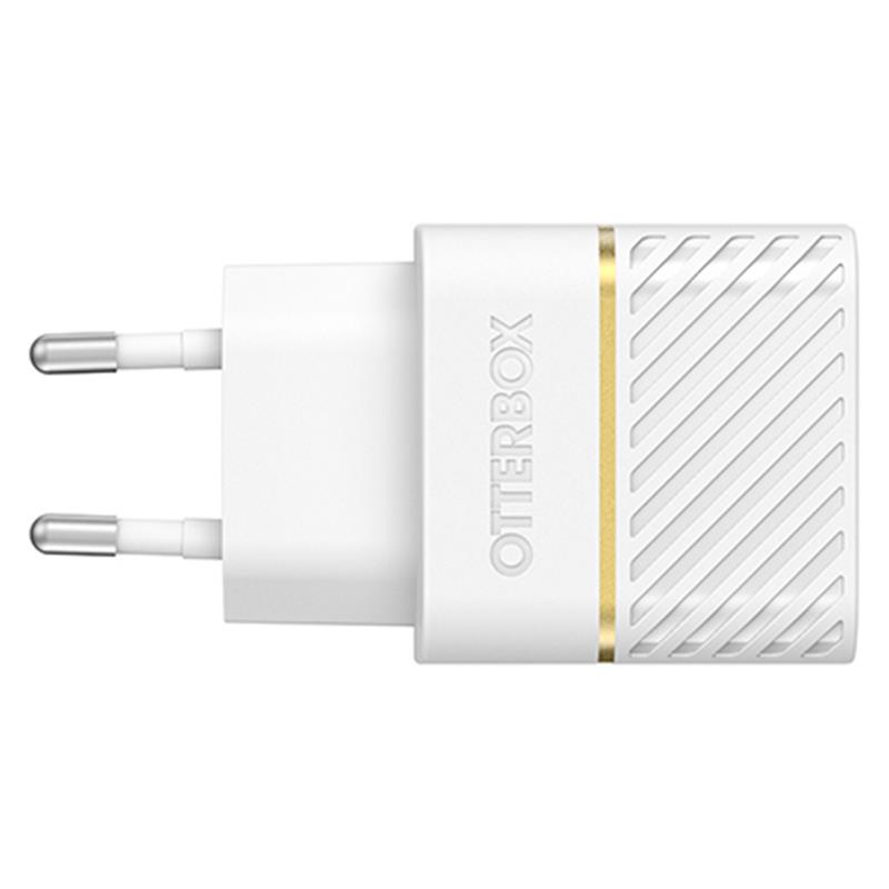 OtterBox EU Wall Charger 30W GaN - 1X USB-C 30W USB-PD, Cloud Dust White