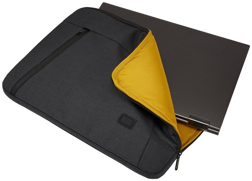 Case Logic Huxton HUXS-215 Black notebooktas 39,6 cm (15.6"") Opbergmap/sleeve Zwart
