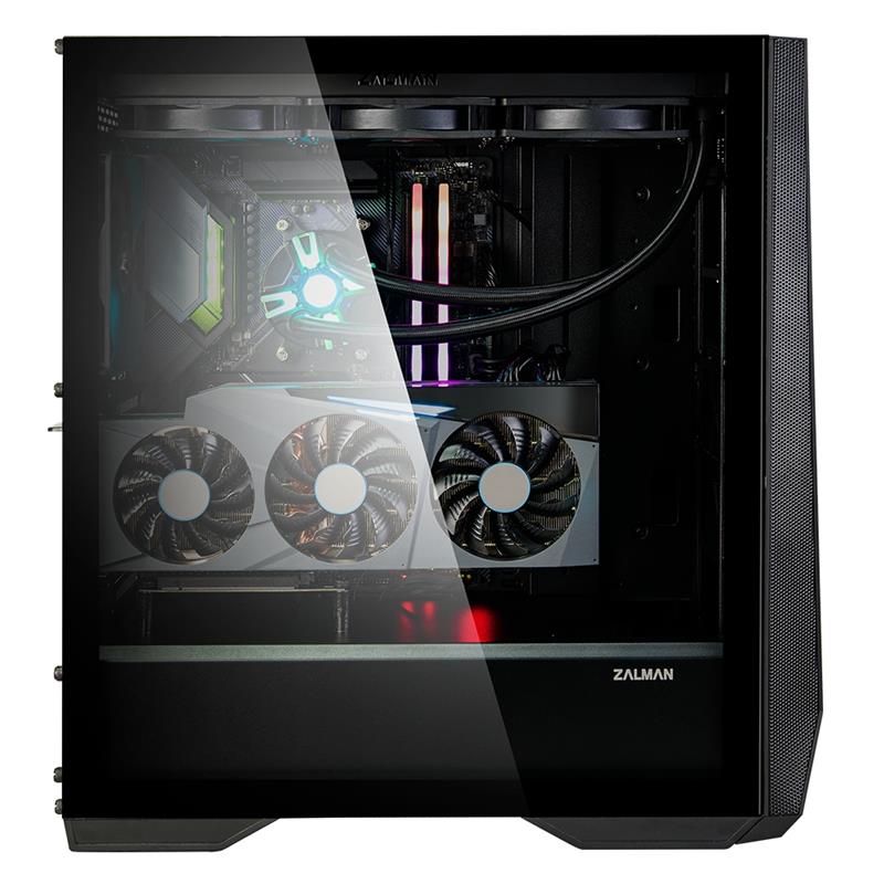 Zalman ATX Mid Tower PC Case Black fan