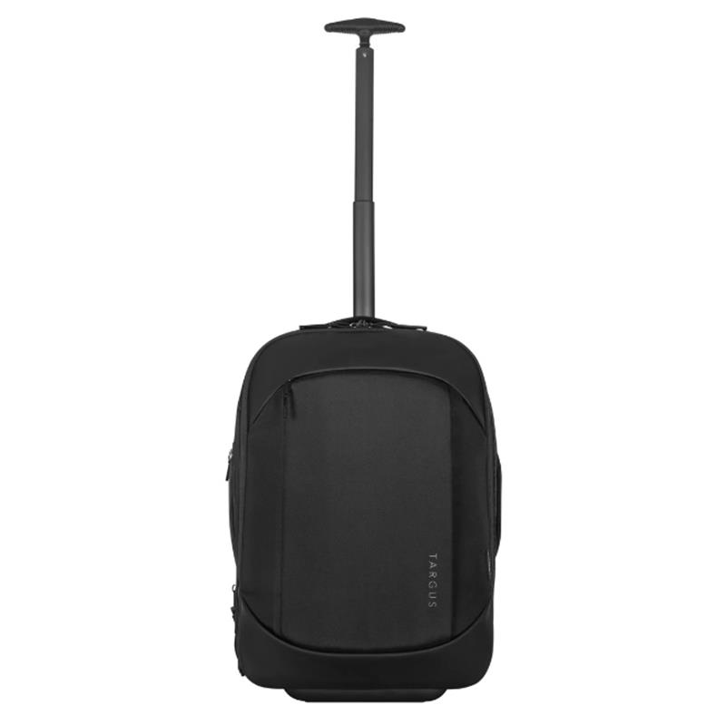 EcoSmart Mobile Tech Traveler Rolling Backpack - 15 6inch - Black