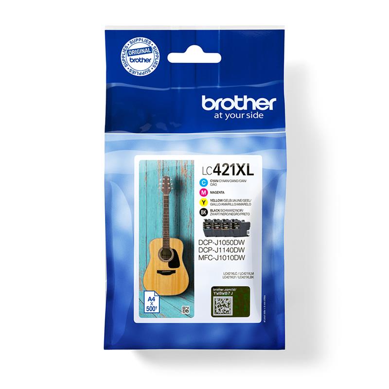 BROTHER 500-page 4pack ink cartridge