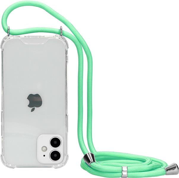 Mobiparts Lanyard Case Apple iPhone 12 Mini Green Cord