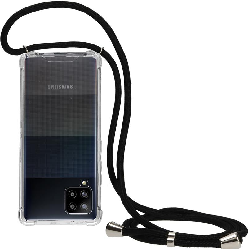 Mobiparts Lanyard Case Samsung Galaxy A42 (2020) Black Cord