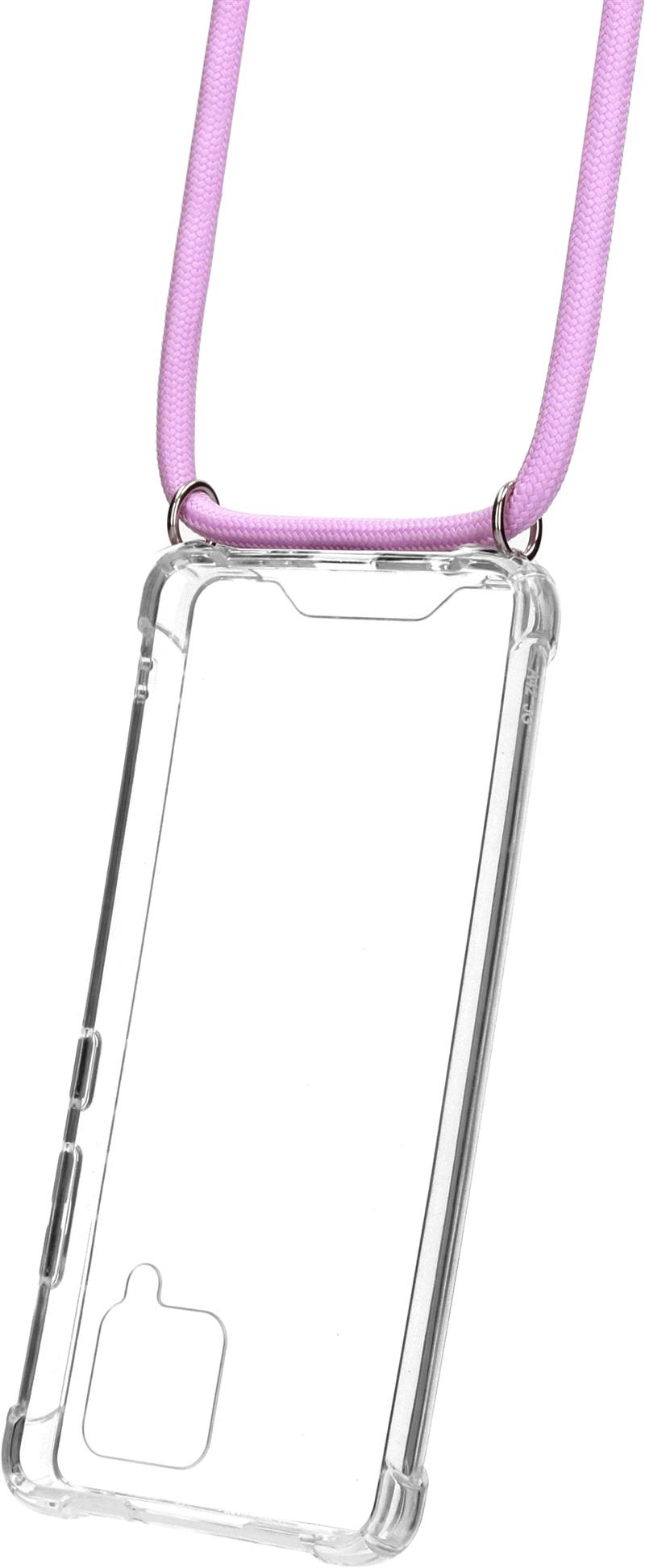 Mobiparts Lanyard Case Samsung Galaxy A42 (2020) Violet Cord