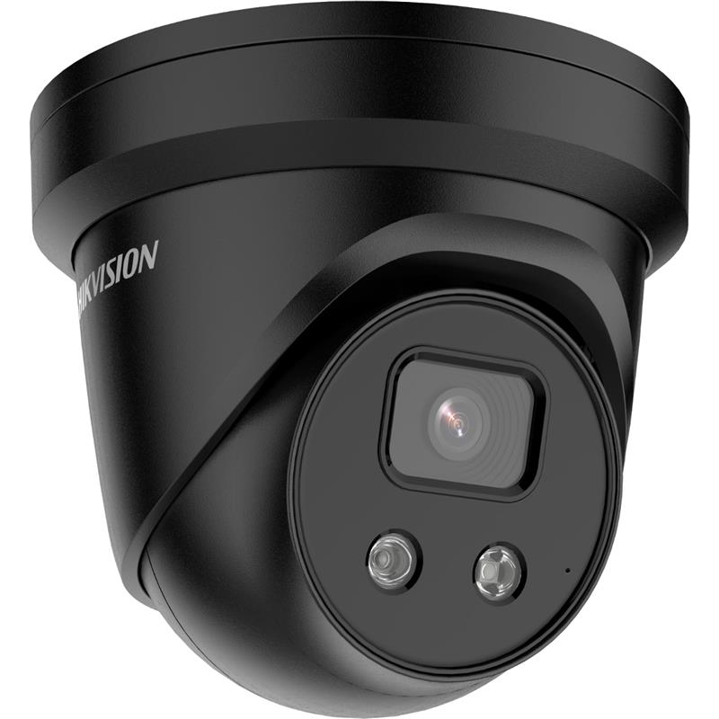 Hikvision Digital Technology DS-2CD2346G2-IU(2.8mm)(C)(BLACK) IP-beveiligingscamera Binnen & buiten Torentje 2688 x 1520 Pixels Plafond/muur