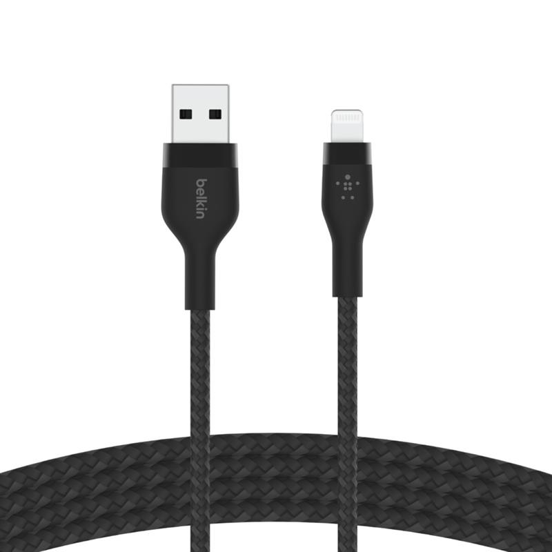 Belkin CAA010BT1MBK USB-kabel 1 m USB A USB C/Lightning Zwart