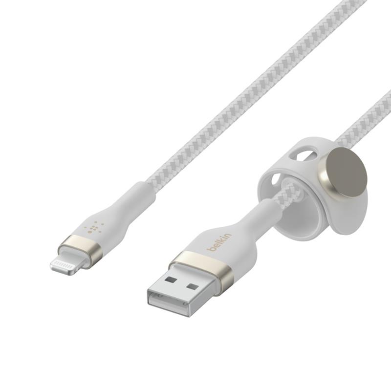 Belkin CAA010BT1MWH USB-kabel 1 m USB A USB C/Lightning Wit