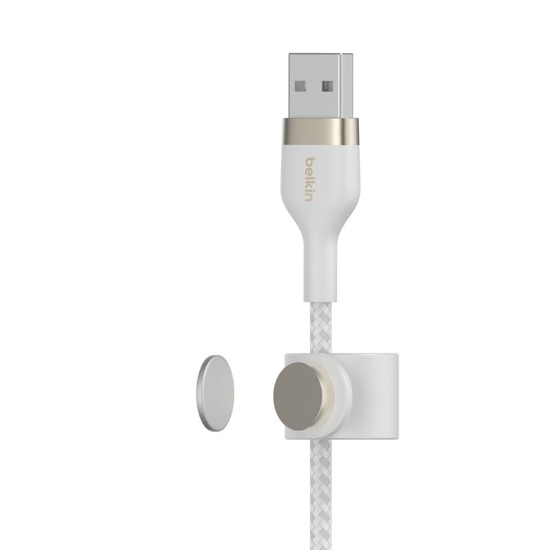 Belkin CAA010BT1MWH USB-kabel 1 m USB A USB C/Lightning Wit