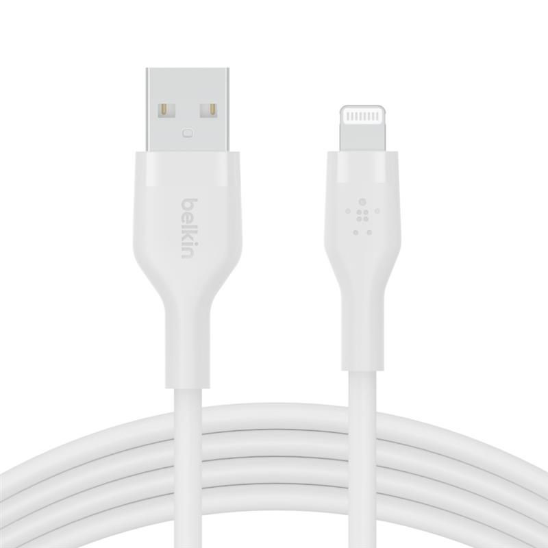 Belkin CAA008BT3MWH USB-kabel 3 m USB A USB C/Lightning Wit