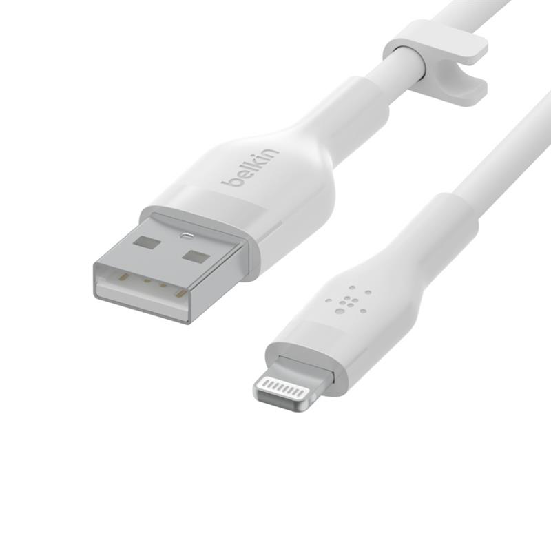 Belkin CAA008BT3MWH USB-kabel 3 m USB A USB C/Lightning Wit